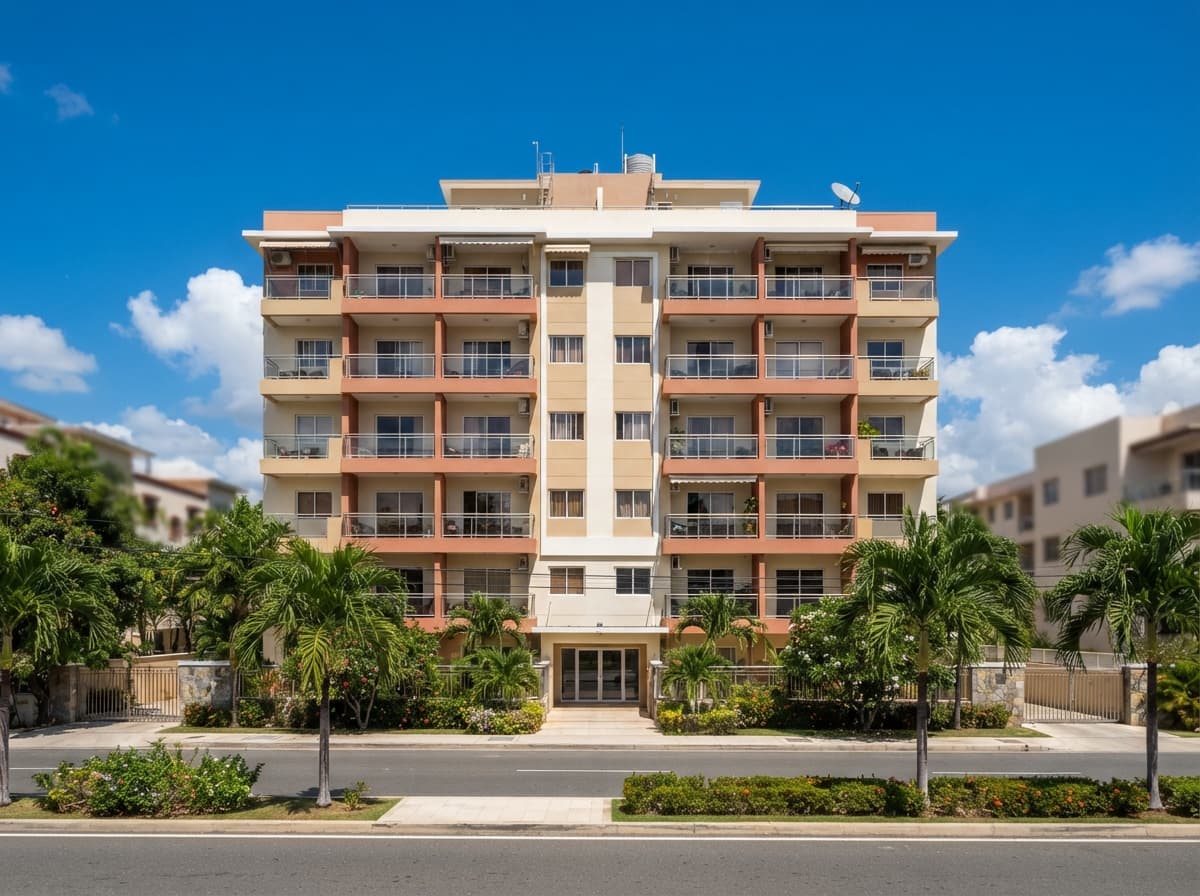 Edificio en Los Jardines — vista del edificio